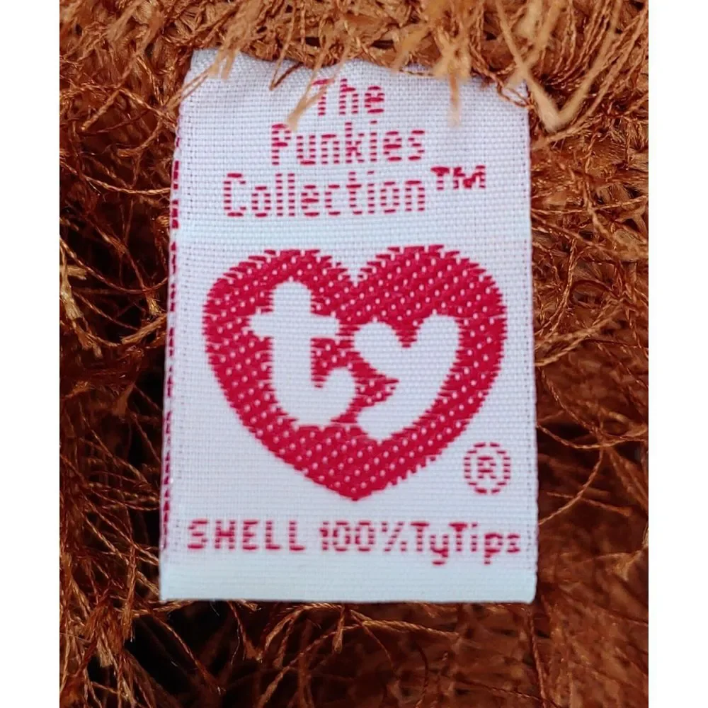 Lot Of 2 Ty Punkies Beanie Babies Topsy And Zig Zag Plush NWT